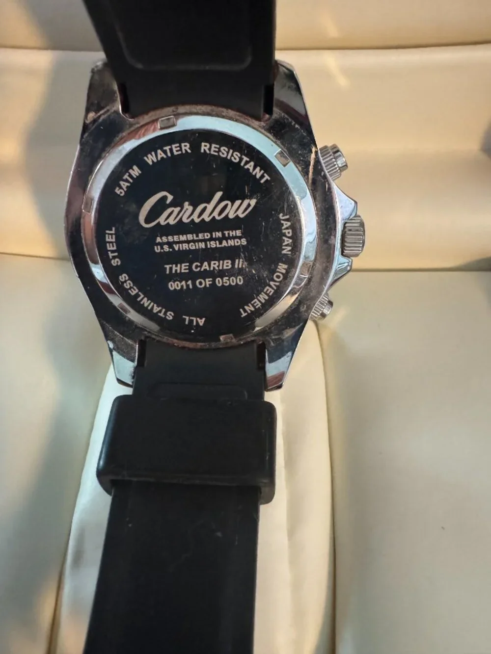 Cardow The Carib Limited Edition Men’s Watch #11/500 St. Thomas VI